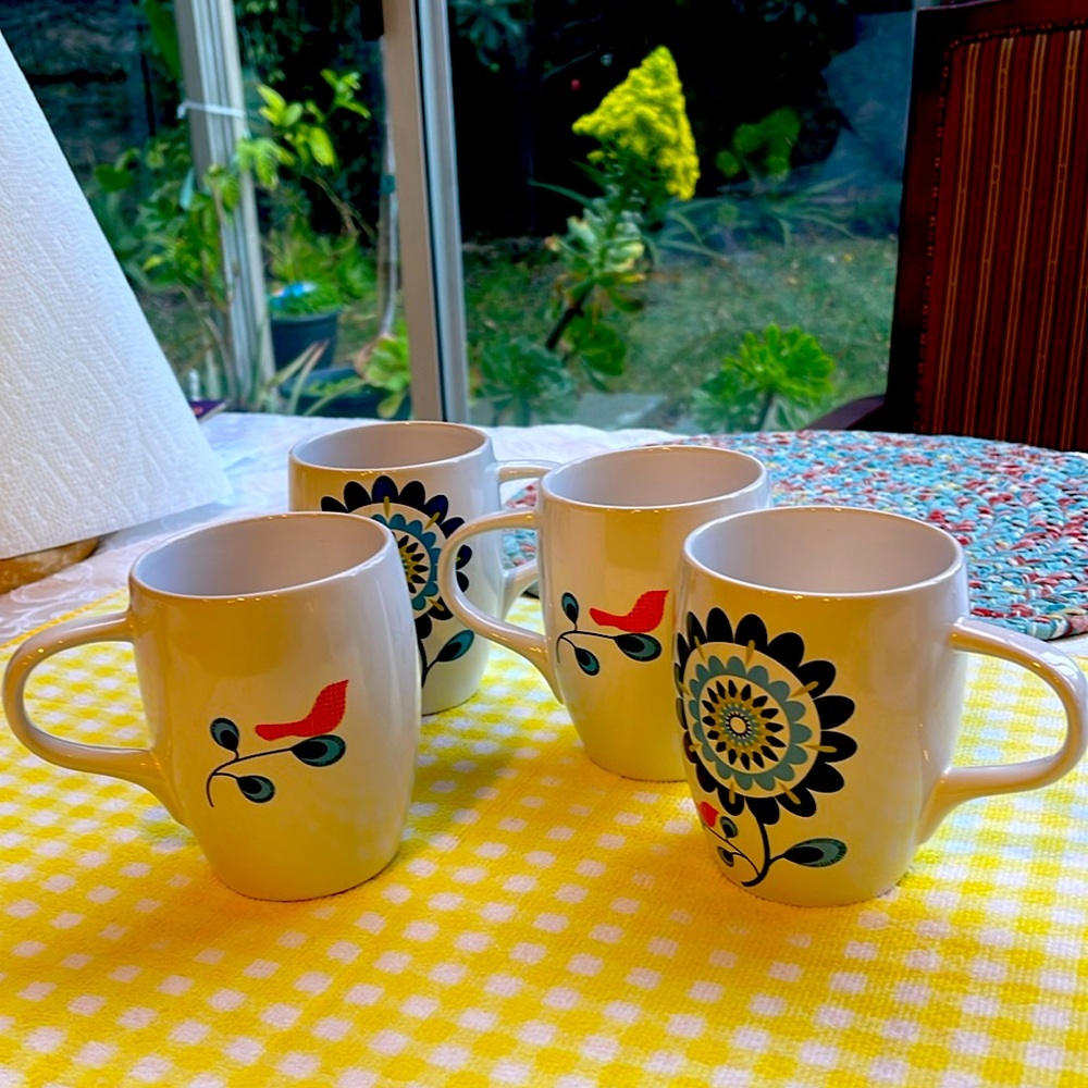 Set of 4 DANSK mugs